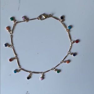Multi Colored Anklet